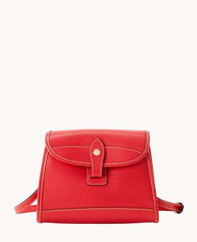 Saffiano Flap Crossbody