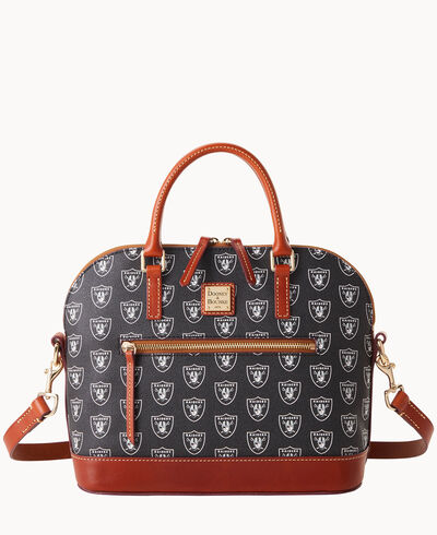 NFL Raiders Domed Zip Satchel