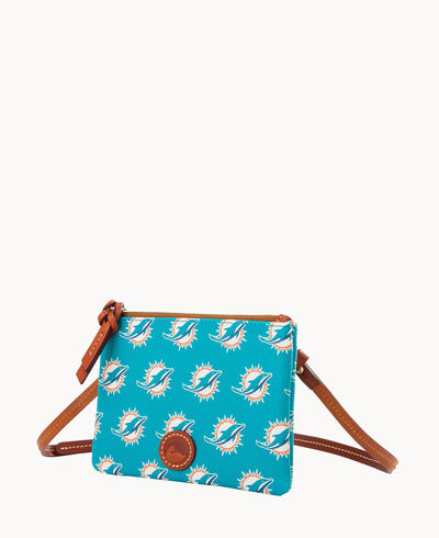 NFL Dolphins Top Zip Crossbody
