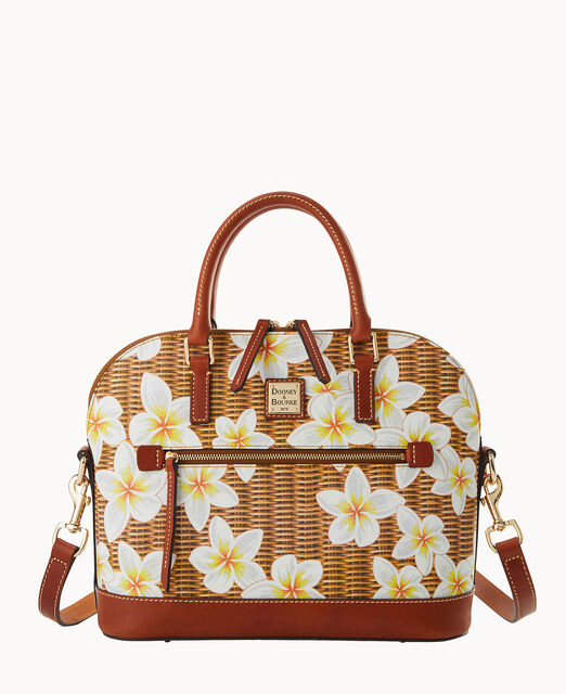 Plumeria Domed Satchel