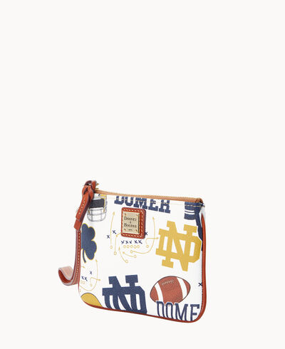 Collegiate University of Notre Dame Stadium Wristlet