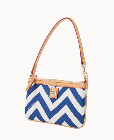 Chevron Large Slim Wristlet