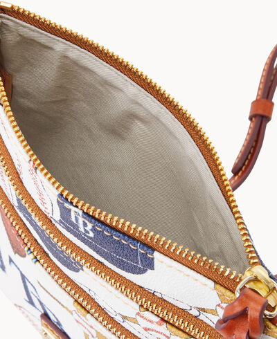 MLB Rays N S Triple Zip Crossbody