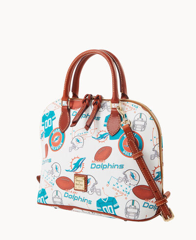 NFL Dolphins Zip Zip Satchel