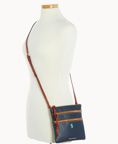MLB Mariners N S Triple Zip Crossbody