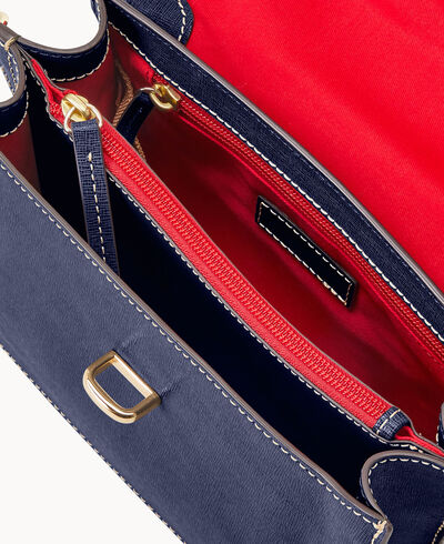 Saffiano Flap Crossbody