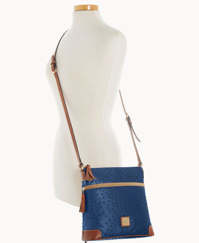Ostrich Tassel Crossbody