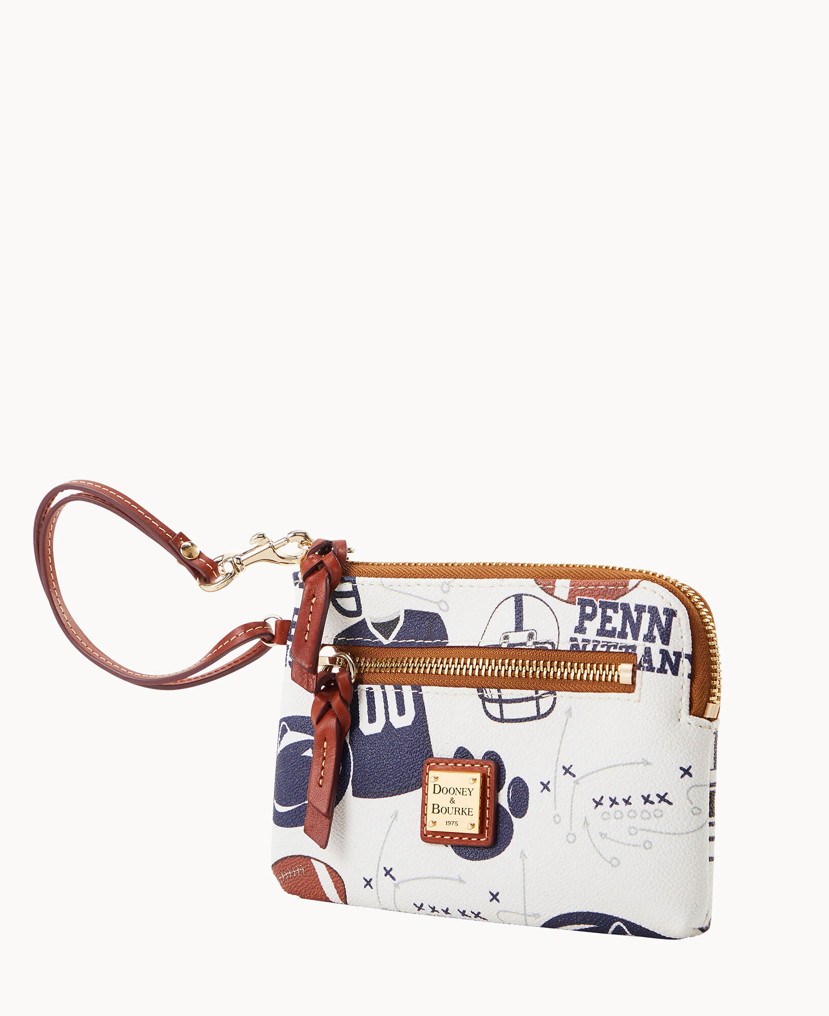 Dooney and bourke penn state wristlet hot sale