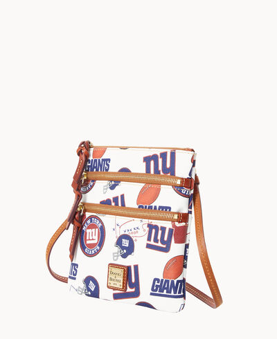 NFL NY Giants North South Triple Zip Crossbody