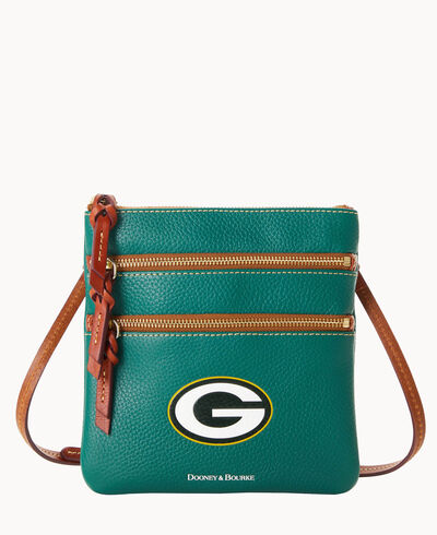 NFL Packers Triple Zip Crossbody
