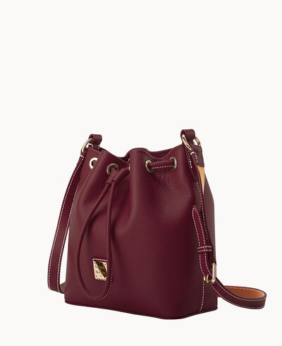 Lucca Leather Crossbody Drawstring