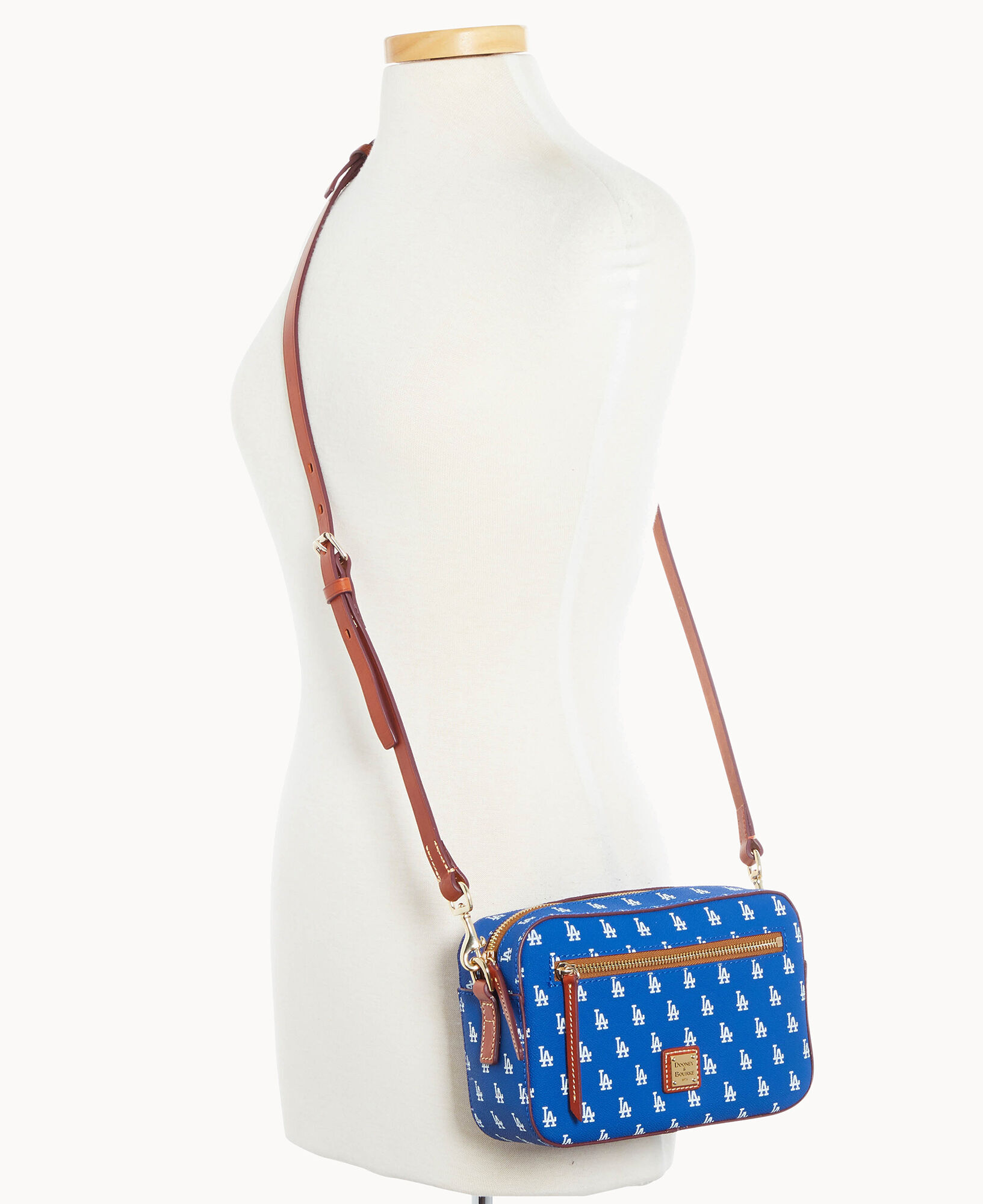 Dooney Bourke MLB Dodgers Camera Zip Crossbody
