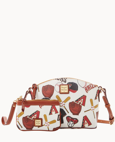 MLB Diamondbacks Suki Crossbody Med Wristlet