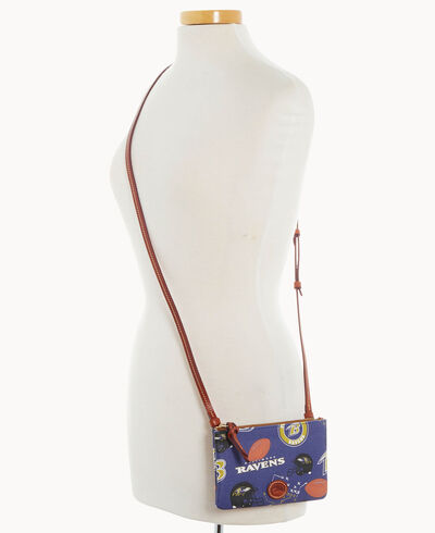 NFL Ravens Top Zip Crossbody