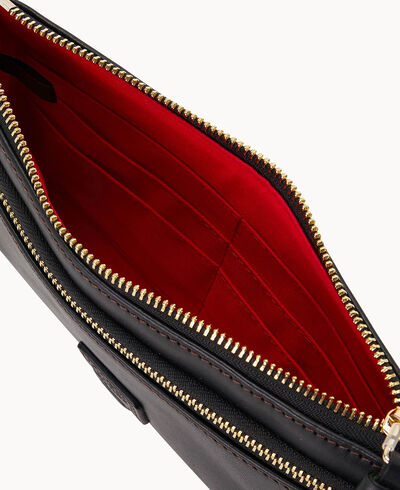 Florentine Double Zip Wristlet