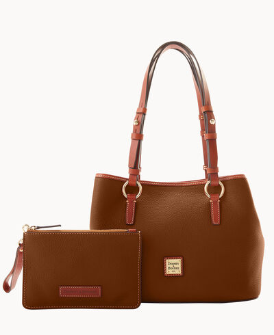 Pebble Grain Small Briana with Pouch