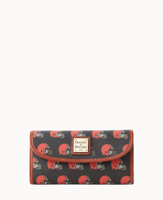 NFL Browns Continental Clutch