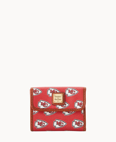 NFL Chiefs Flap Credit Card Wallet