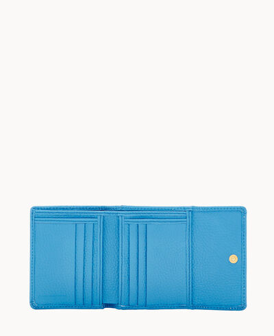 Pebble Grain Small Flap Wallet