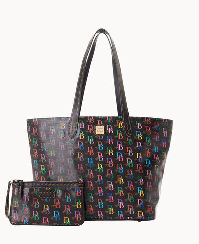 DB75 Multi Large Zip Shopper Large Wristlet