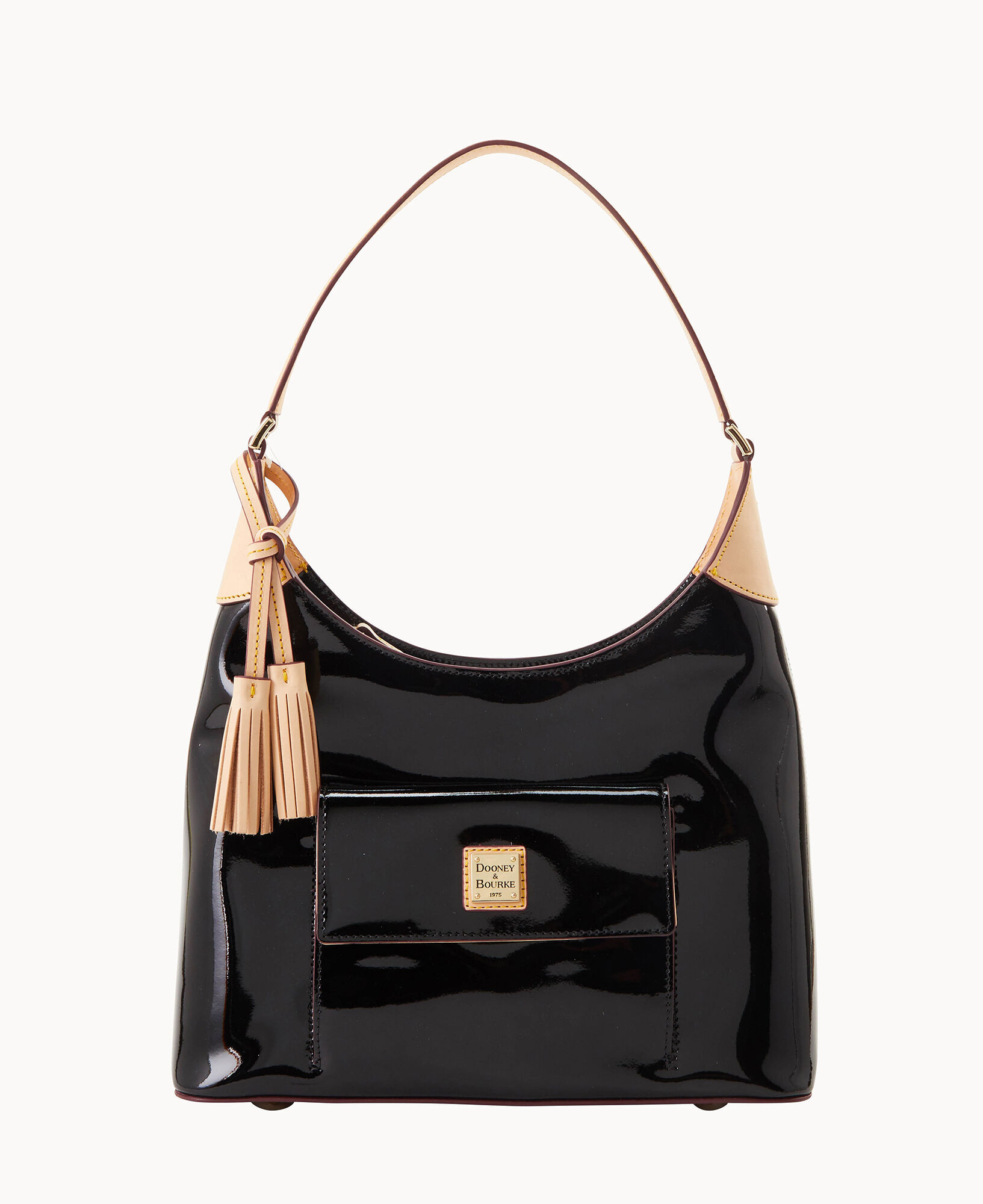 Dooney and bourke sale black patent leather purse