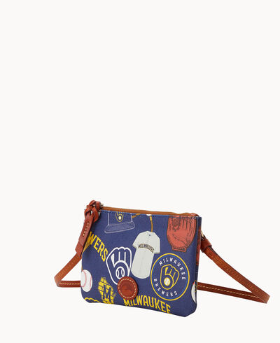 MLB Brewers Top Zip Crossbody