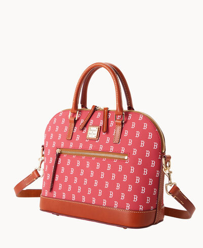 MLB Red Sox Domed Zip Satchel