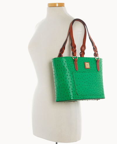 Ostrich Small Gretchen Tote