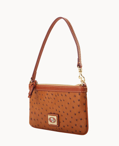 NFL 49ERS Large Slim Wristlet