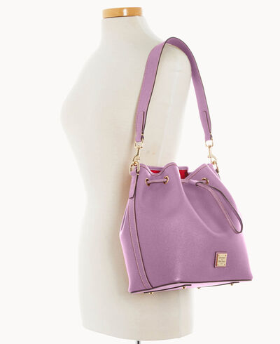 Saffiano Drawstring