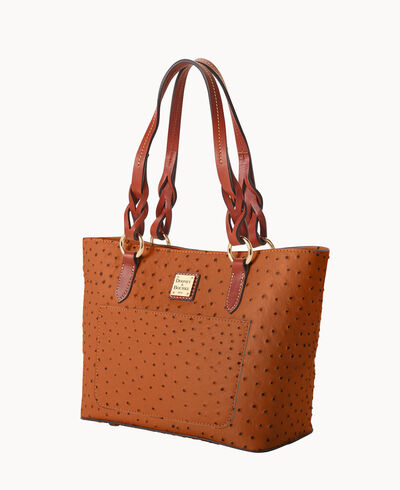 Ostrich Small Gretchen Tote