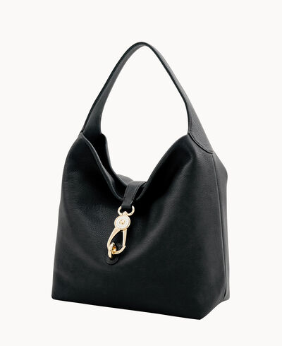 Belvedere Logo Lock Shoulder Bag