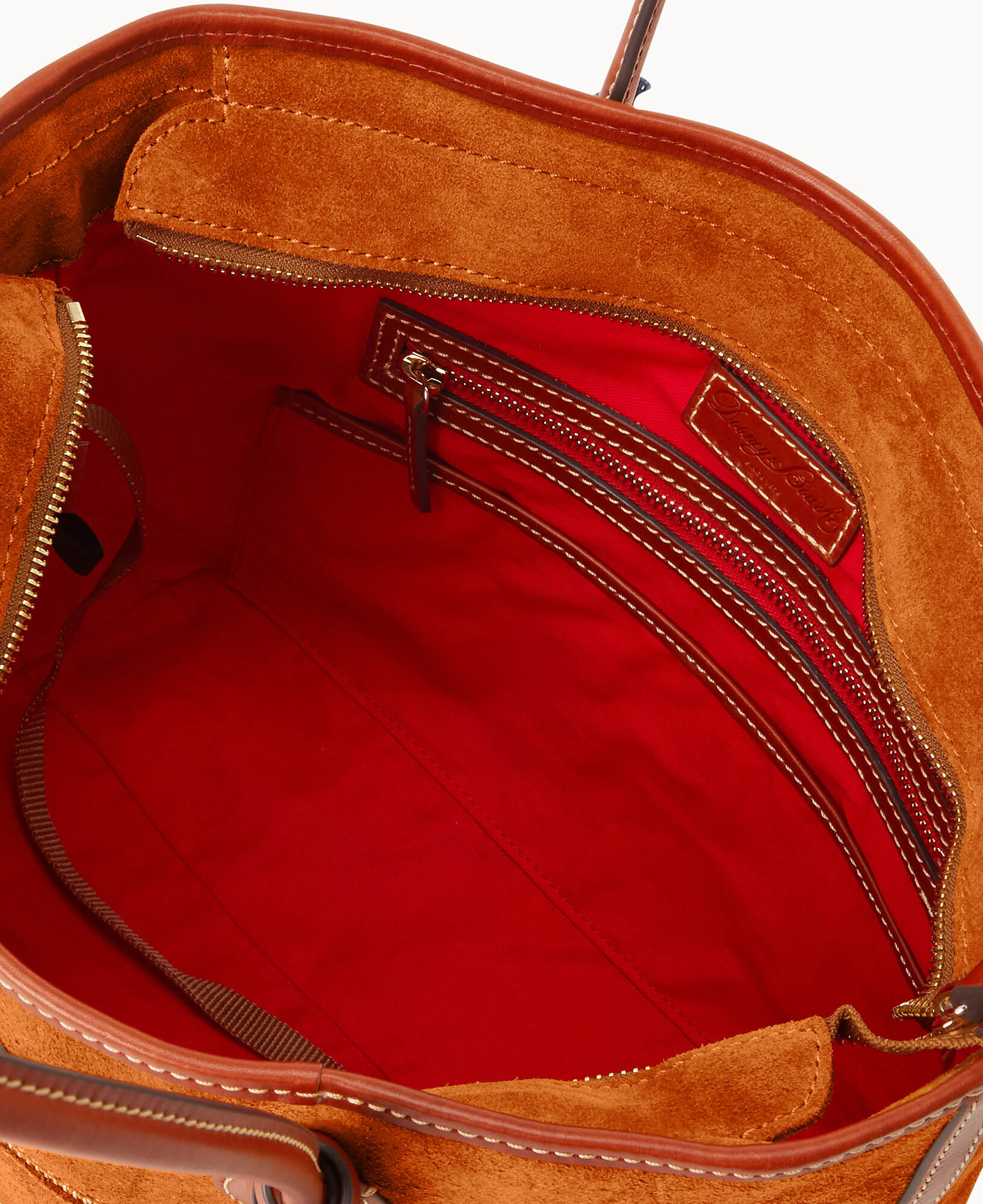 Dooney and bourke suede tote outlet