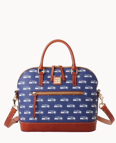 NFL Seahawks Domed Zip Satchel