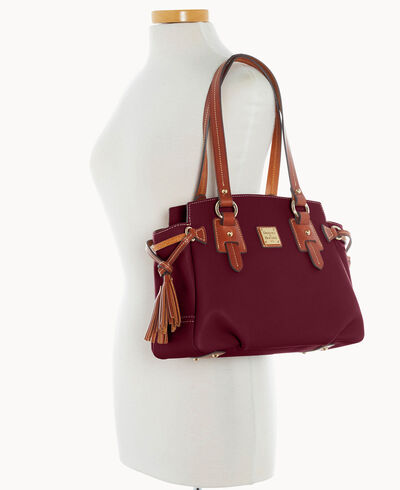 Pebble Grain Small Winged Shopper