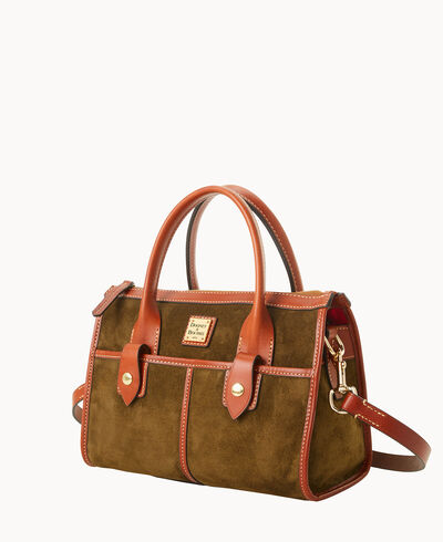 Suede Small Satchel