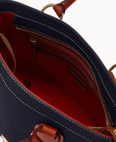 Pebble Grain Short Handle Shopper