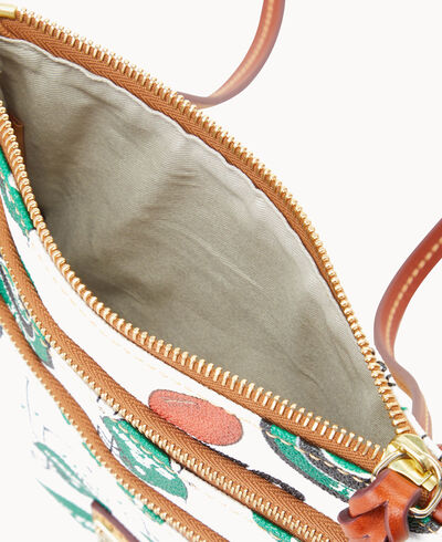 NFL Jets North South Triple Zip Crossbody