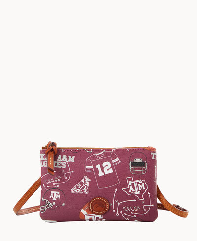 Collegiate Texas AM Top Zip Crossbody