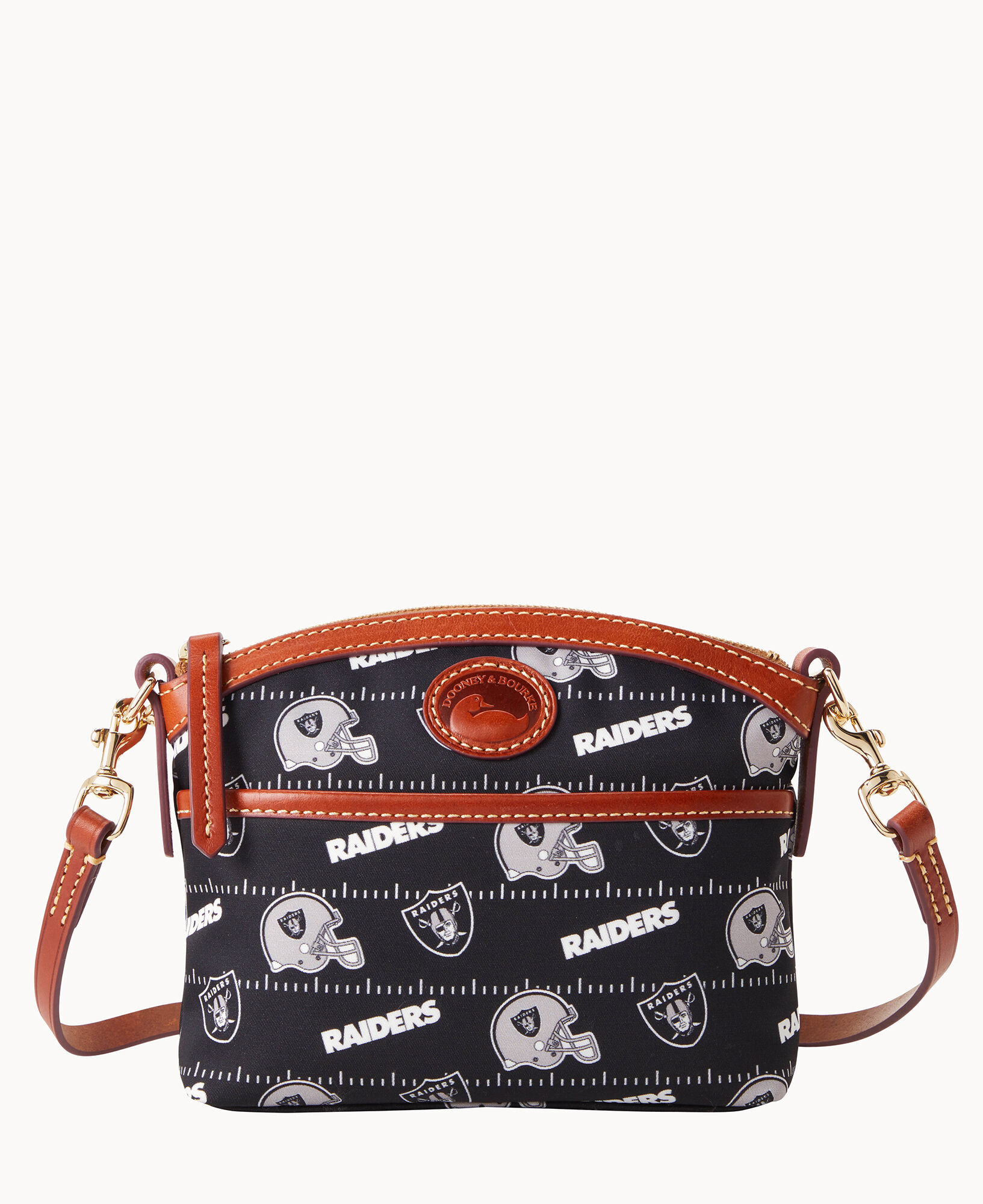Dooney Bourke NFL Raiders Domed Crossbody