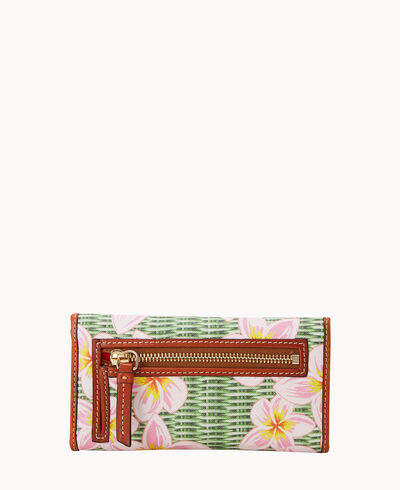 Plumeria Continental Clutch