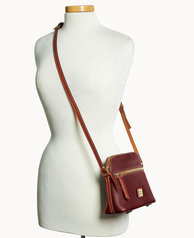 Pebble Grain Domed Crossbody