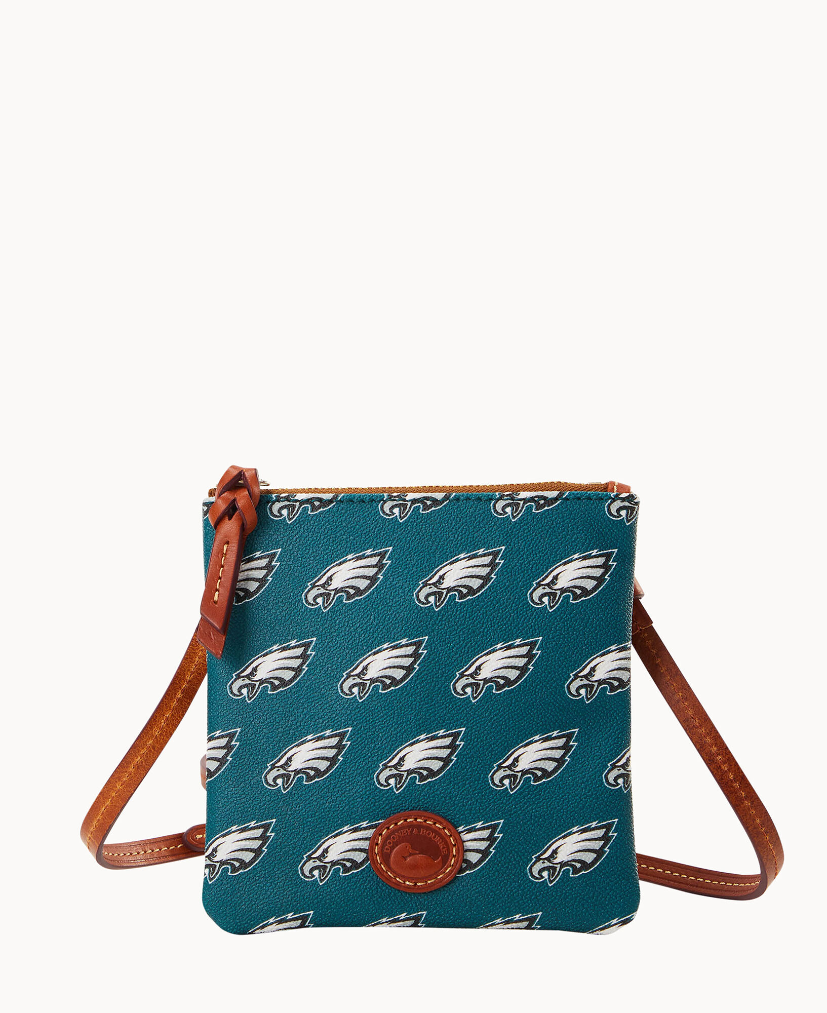 Dooney Bourke NFL Eagles Small North South Top Zip Crossbody