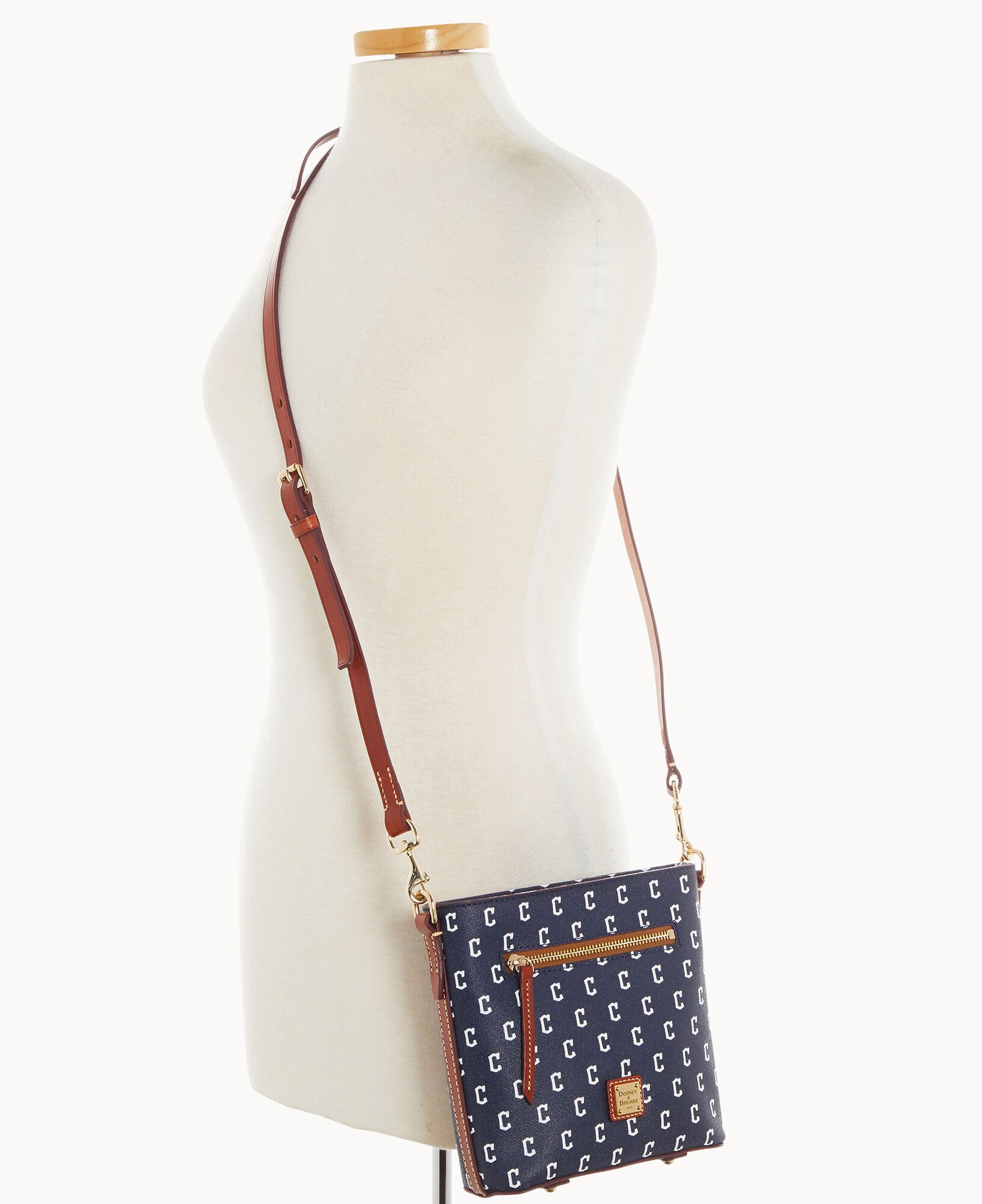 Dooney Bourke Cleveland Guardians Guardians Small Zip Crossbody