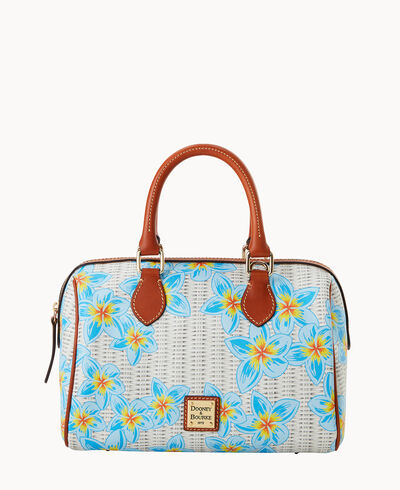 Plumeria Barrel Satchel