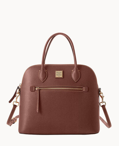 Saffiano Large Domed Satchel