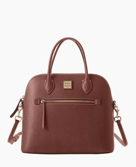 Saffiano Large Domed Satchel