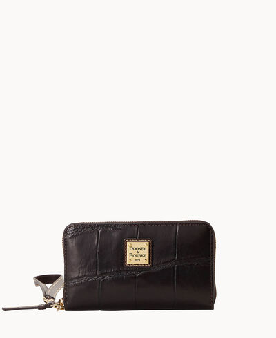 Denison Zip Around Phone Wristlet