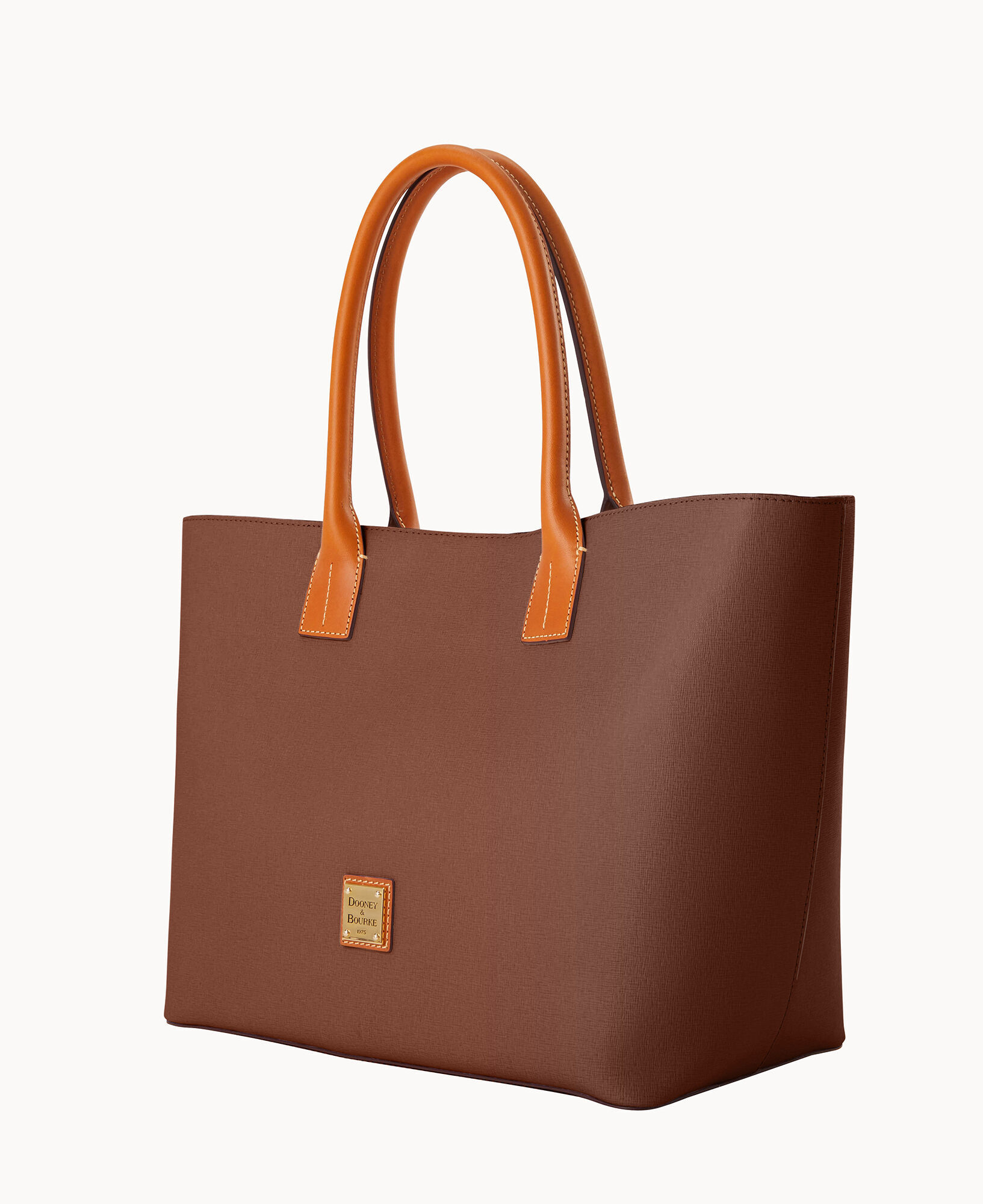 Dooney & Bourke Saffiano Shopper  Dooney, Tan shoulder bag, Saffiano  leather
