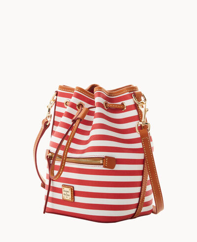 Sullivan Coated Cotton Small Drawstring Crossbody